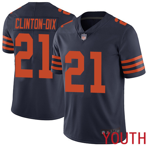 Chicago Bears Limited Navy Blue Youth Ha Ha Clinton-Dix Jersey NFL Football 21 Rush Vapor Untouchable